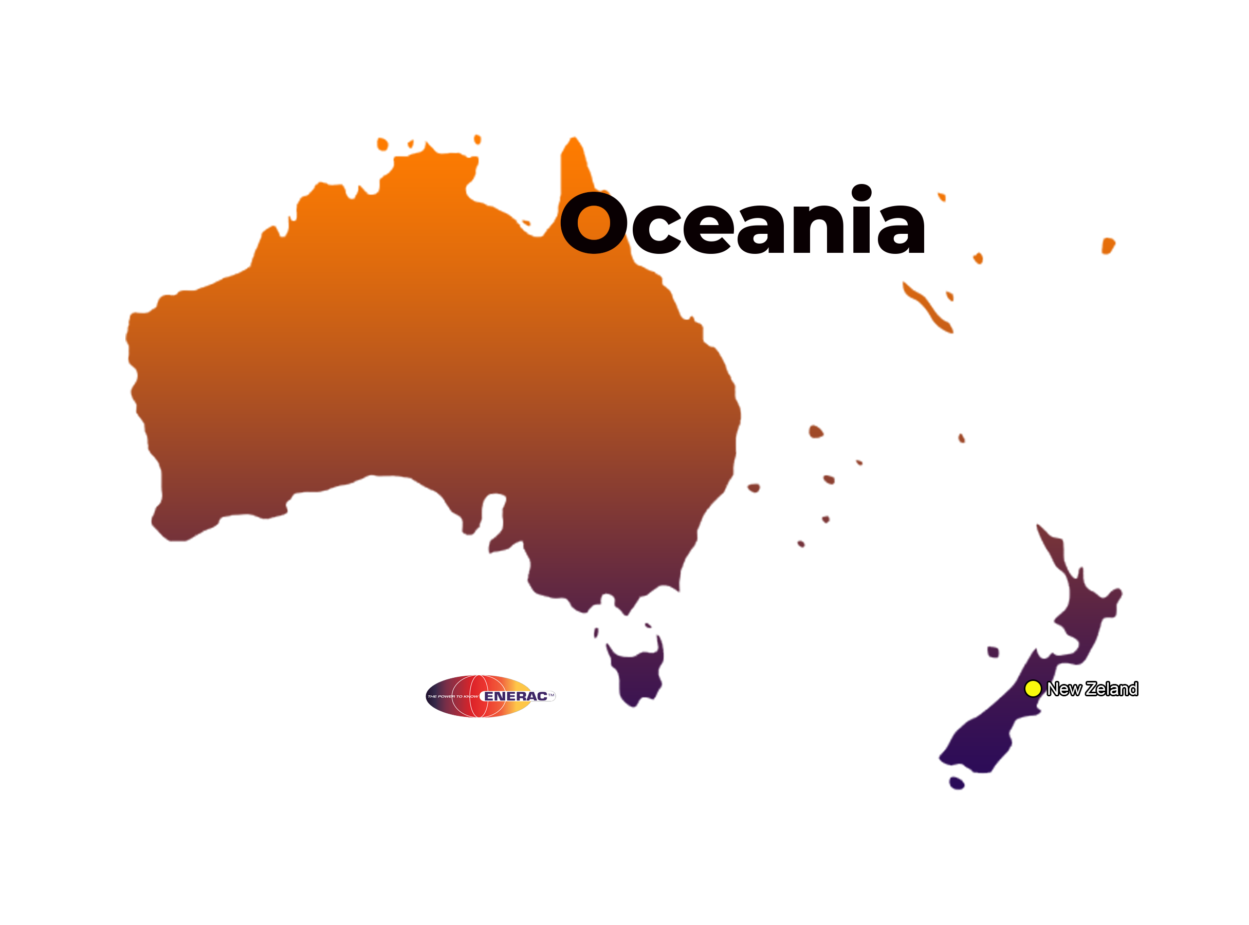 Map of Oceania Reps